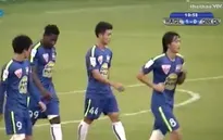 Franklin, Sanogo phối hợp đẹp mắt mở tỷ số cho HAGL