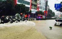 Mưa lớn diện rộng, cảnh báo lũ ở Bắc Bộ