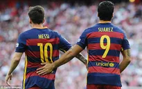 Vòng 1 La Liga: Luis Suarez “làm”, Lionel Messi “phá”