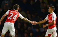 Arsenal "đè bẹp" Watford nhờ hiệp 2 bùng nổ