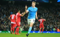 De Bruyne tỏa sáng phút bù giờ, Man City ngược dòng đánh bại Sevilla