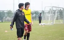 Tuấn Anh tái phát chấn thương đầu gối, bỏ dở buổi tập của U23 Việt Mam