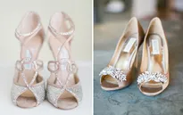 6 kiểu giày cưới lộng lẫy hợp style từng cô dâu