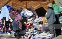 Ngành dệt may Bolivia lao đao vì quần áo cũ nhập khẩu