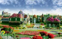 Kinh ngạc với khu vườn hoa lớn nhất thế giới giữa Dubai