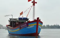 Hạ thủy tàu cá đầu tiên vay vốn theo nghị định 67