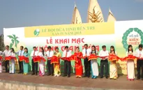 Bến Tre khai mạc công trình nghệ thuật sắp đặt "Không gian dừa”