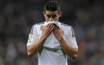 Real Madrid gặp hạn: Ramos nghỉ 3 tuần, James vắng mặt 2 tháng