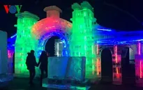 Kỳ ảo lễ hội băng đăng Cáp Nhĩ Tân tại Bắc Kinh