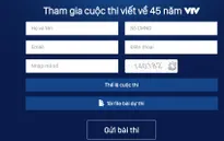Cơ hội nhận máy tính bảng khi gửi bài dự thi "45 năm VTV"