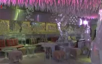 Độc đáo quán cà phê bằng băng ở Saudi Arabia
