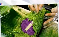 Quà Tết độc đáo: Bánh Tét chữ