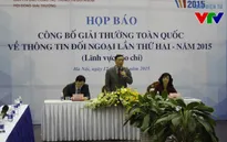 Khởi động Giải thưởng toàn quốc về thông tin đối ngoại lần thứ hai năm 2015