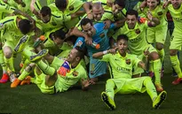 Vô địch La Liga, sao Barca chia sẻ gì trên mạng xã hội?