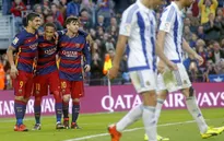 Mess – Suarez – Neymar khai hỏa, Barca hạ đo ván Sociedad