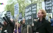 Biểu tình tại Anh và Tây Ban Nha phản đối không kích IS ở Syria