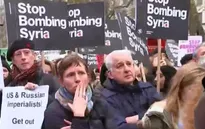 Hàng trăm người Anh biểu tình phản đối sự hiện diện quân sự tại Syria