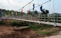 Đẩy nhanh tiến độ cầu treo dân sinh