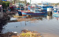 Bình Định: Ngư dân khó khăn vì cửa biển bị lồi lấp