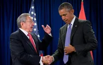 Tổng thống Mỹ Obama gặp Chủ tịch Cuba Raul Castro tại New York