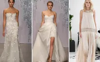Mê mẩn những mẫu váy cưới đẹp nhất Tuần lễ thời trang cưới Thu - Đông 2016