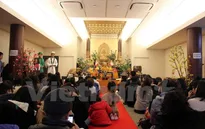 Lễ cầu an của cộng đồng người Việt tại chùa Nisshinkutsu Nhật Bản