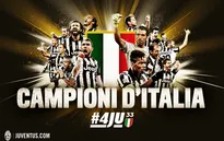 Juventus chính thức giành danh hiệu Scudetto thứ 4 liên tiếp