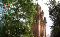 Tháp Chăm cổ những ngày đầu năm mới