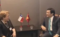 Chủ tịch nước Trương Tấn Sang gặp Tổng thống Chile