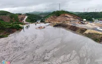 Mưa lũ Quảng Ninh: Phòng chống nguy cơ vỡ đập chắn phường Mông Dương