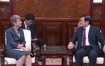Chủ tịch nước tiếp Đại sứ các nước Đức, Bỉ và Phần Lan
