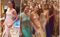 Khoe thân hình đồng hồ cát, Lan Khuê nổi bật giữa dàn thí sinh HHTG 2015