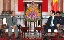 Chủ tịch nước tiếp Bộ trưởng Tư pháp Lào