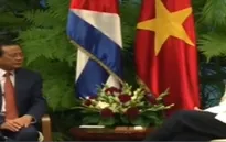 Chủ tịch Cuba tiếp đoàn đại biểu Đảng Cộng sản Việt Nam