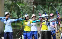 Đoàn Hà Nội tạm dẫn đầu giải Bắn cung vô địch quốc gia 2015