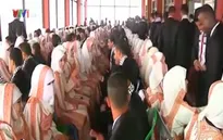 Đám cưới tập thể của 200 cặp đôi Palestine tại dải Gaza