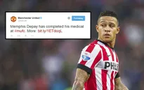 Memphis Depay hoàn tất kiểm tra y tế tại Man Utd