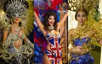 Hoa hậu Hoàn vũ 2015 gợi cảm tuyệt đối trong trang phục dân tộc