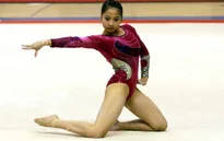 Cô gái vàng Ngân Thương bất ngờ thử sức ở giải Aerobic châu Á