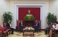 Đồng chí Tô Huy Rứa tiếp Đại sứ Đặc mệnh Toàn quyền Nhật Bản tại Việt Nam