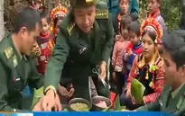 Bộ đội Biên phòng chuẩn bị đón Tết với đồng bào La Hủ