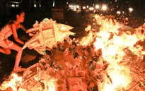 Đốt vàng mã đang trở thành... vấn nạn