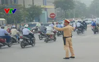 200 chiến sỹ CSCĐ được tăng cường phân luồng giao thông tại Hà Nội