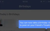 Facebook sẽ cho phép người dùng chúc mừng sinh nhật bạn bè thông qua video