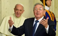 Chủ tịch Cuba gặp Giáo hoàng Francis