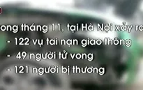 Tháng 11, Hà Nội xảy ra 122 vụ tai nạn giao thông