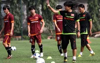 U23 Việt Nam nhiệt tình tập luyện trước ngày sang Qatar