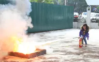 Tập huấn công tác phòng cháy, chữa cháy năm 2014