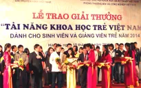 326 sinh viên nhận Giải thưởng Tài năng khoa học trẻ Việt Nam