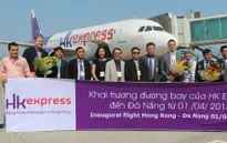 Đón hành khách chuyến bay thẳng Hong Kong - Đà Nẵng của HK Express